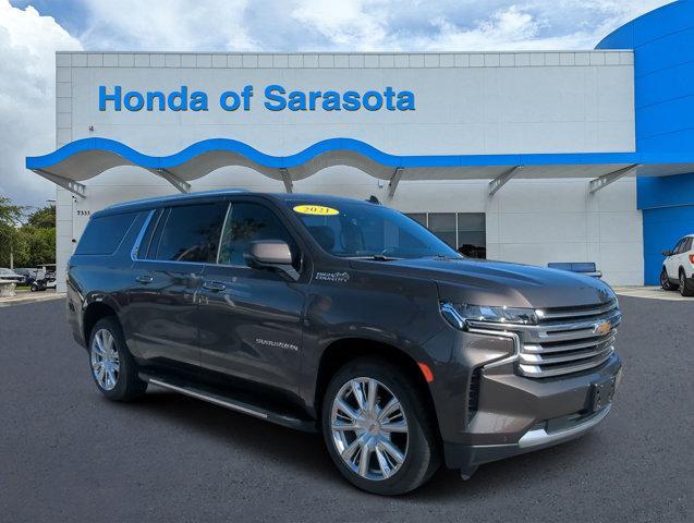 used 2021 Chevrolet Suburban car, priced at $54,792