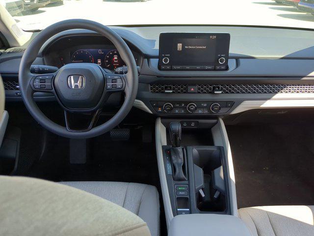 new 2025 Honda Accord car, priced at $30,923