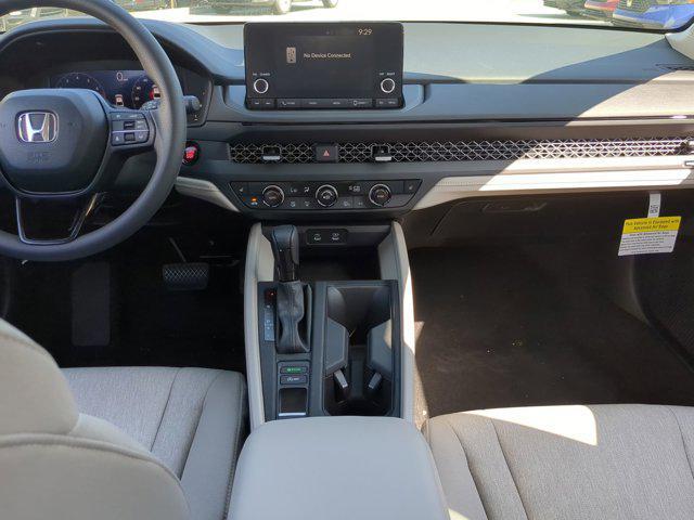 new 2025 Honda Accord car, priced at $30,923