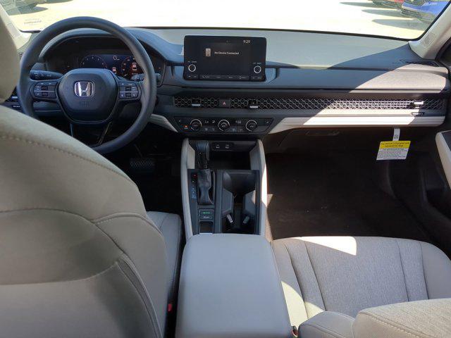 new 2025 Honda Accord car, priced at $30,923