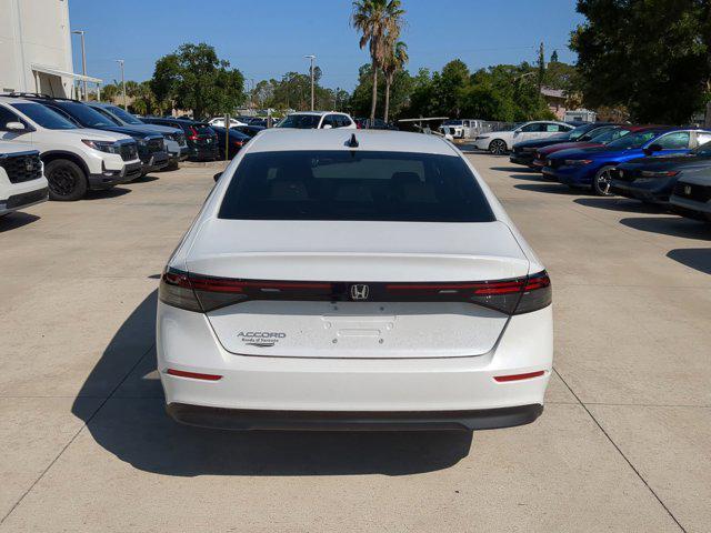 new 2025 Honda Accord car, priced at $30,923