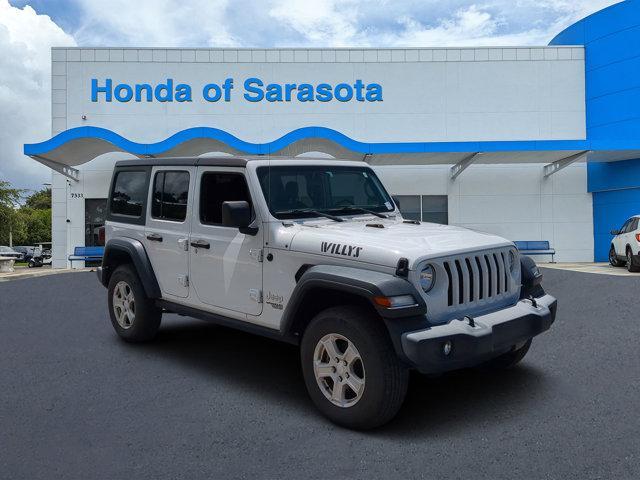 used 2020 Jeep Wrangler Unlimited car, priced at $26,277