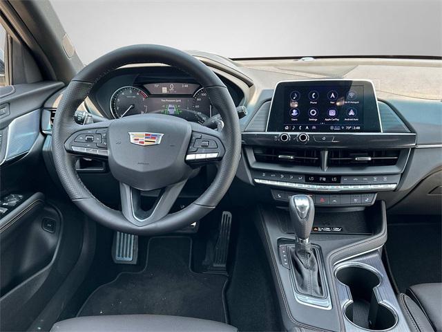 new 2025 Cadillac CT4 car, priced at $52,135