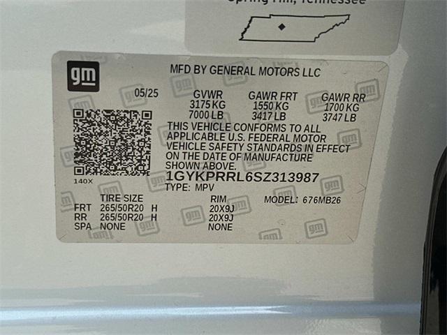 new 2025 Cadillac LYRIQ car, priced at $72,015