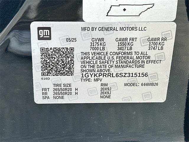 new 2025 Cadillac LYRIQ car, priced at $71,810