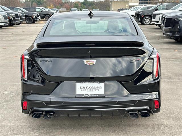 new 2024 Cadillac CT4-V car, priced at $77,505