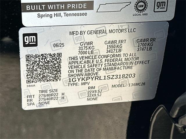 new 2025 Cadillac LYRIQ car, priced at $79,380