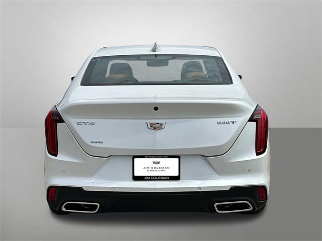 new 2025 Cadillac CT4 car, priced at $55,975