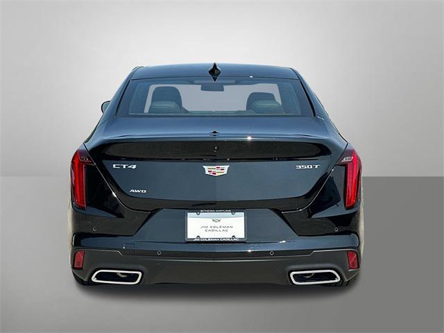 new 2025 Cadillac CT4 car, priced at $47,460