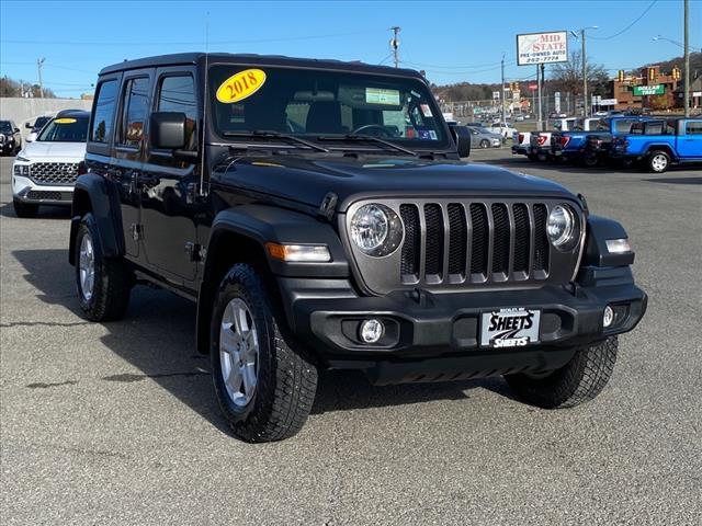 used 2018 Jeep Wrangler Unlimited car, priced at $32,900