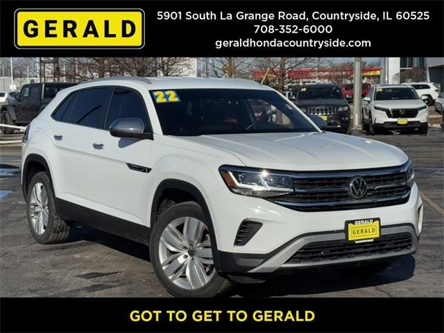 used 2022 Volkswagen Atlas Cross Sport car, priced at $26,533