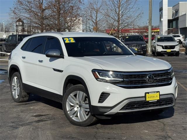 used 2022 Volkswagen Atlas Cross Sport car, priced at $26,533