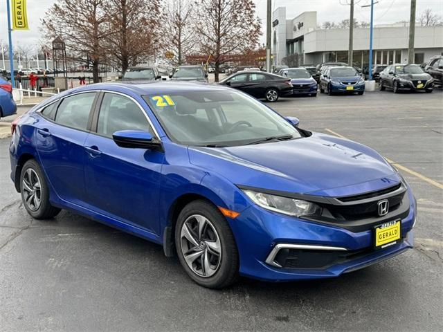 used 2021 Honda Civic car, priced at $19,533