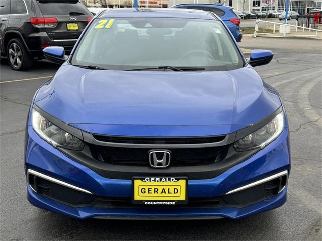 used 2021 Honda Civic car, priced at $19,533