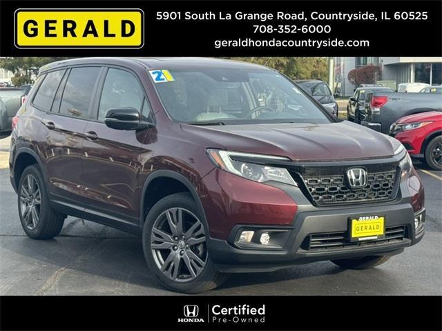 used 2021 Honda Passport car, priced at $27,333