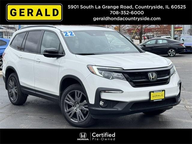 used 2022 Honda Pilot car, priced at $32,333