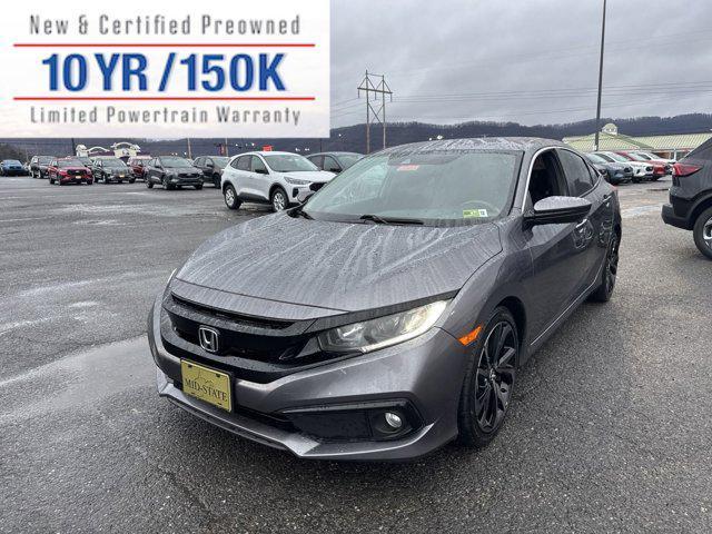 used 2021 Honda Civic car, priced at $19,283