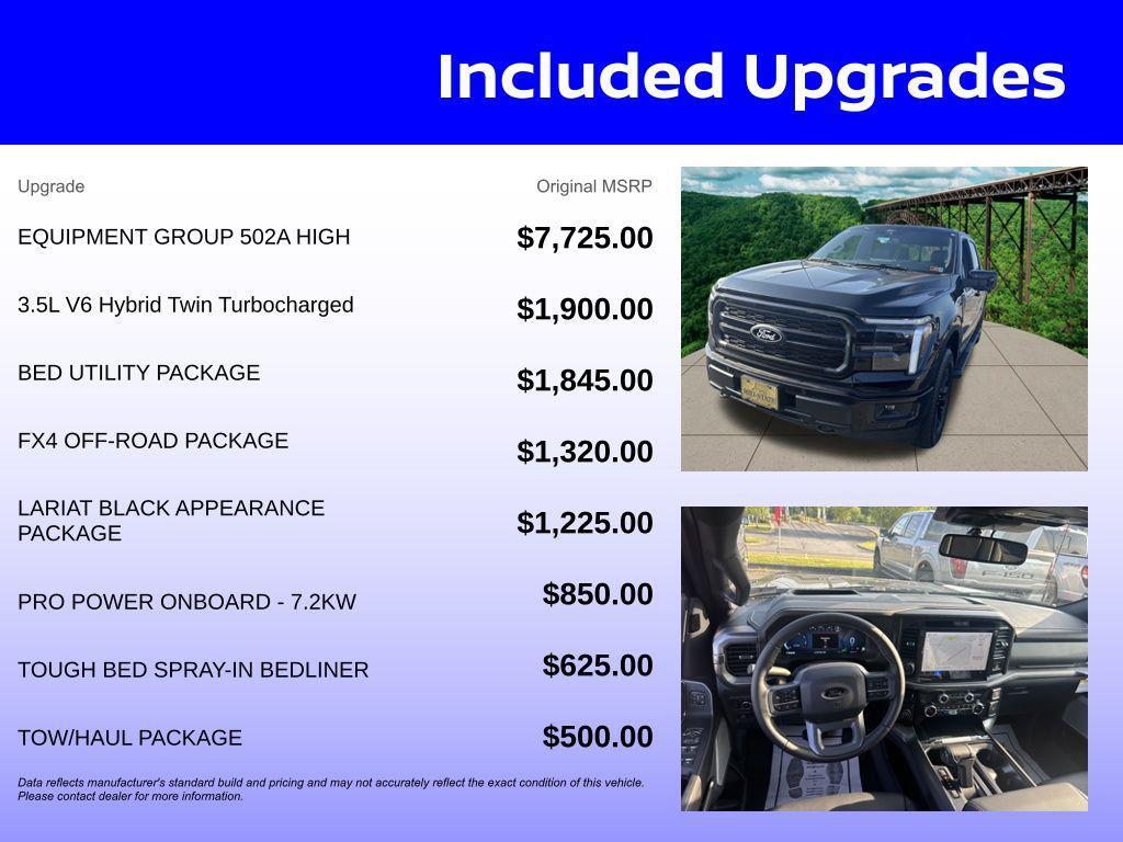 new 2025 Ford F-150 car, priced at $70,970