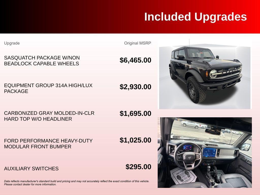 used 2024 Ford Bronco car, priced at $46,999