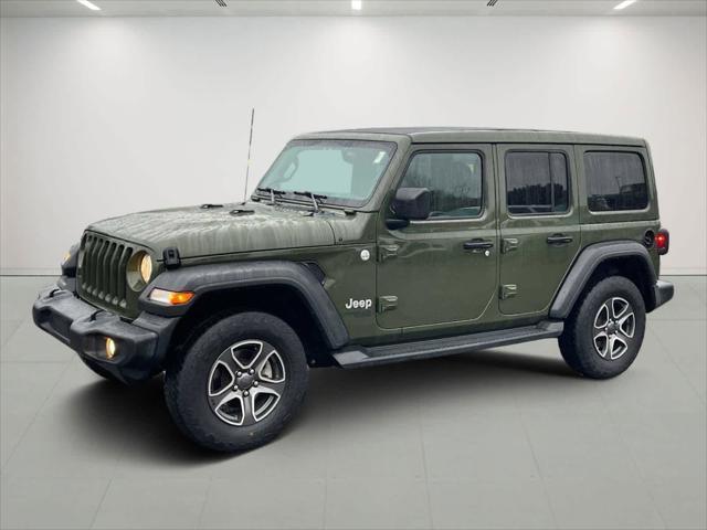 used 2021 Jeep Wrangler Unlimited car, priced at $30,577