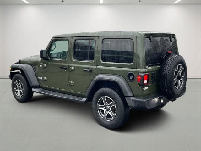 used 2021 Jeep Wrangler Unlimited car, priced at $30,577