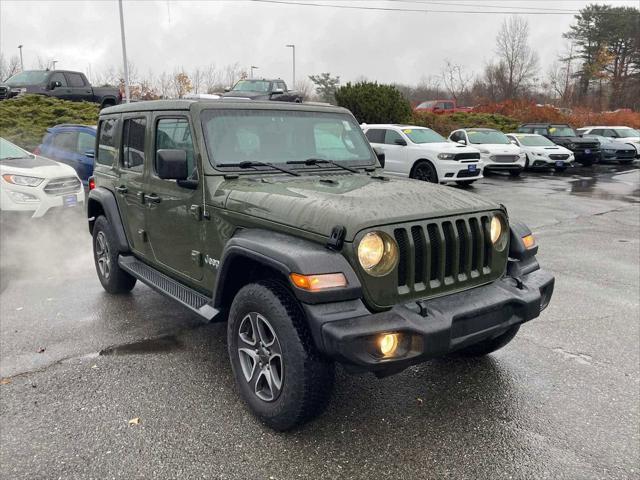 used 2021 Jeep Wrangler Unlimited car, priced at $30,577