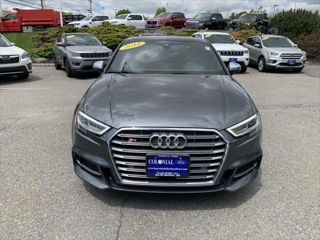 used 2018 Audi S3 car, priced at $33,577