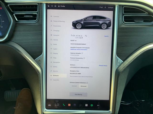 used 2016 Tesla Model X car, priced at $34,977