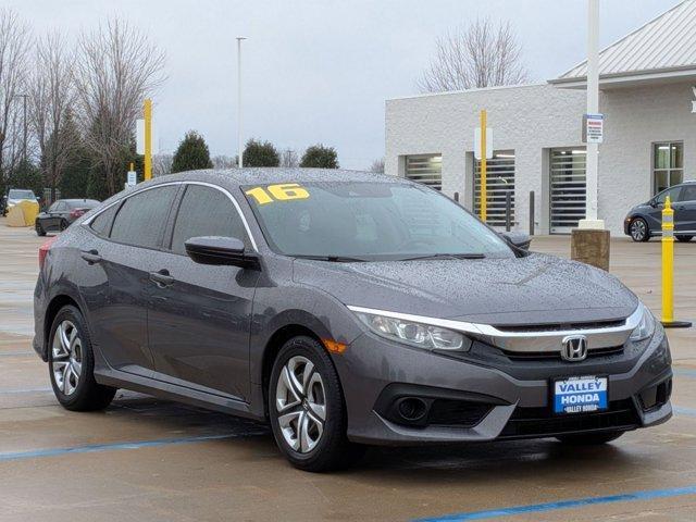 used 2016 Honda Civic car, priced at $14,995
