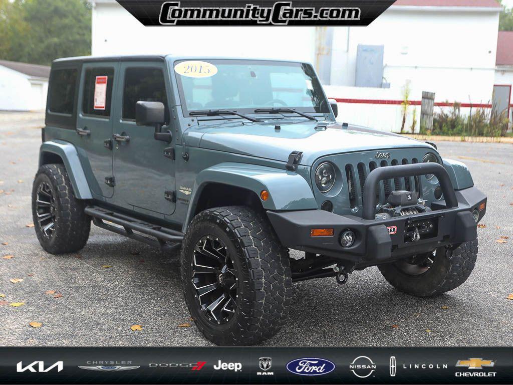 used 2015 Jeep Wrangler Unlimited car, priced at $18,000