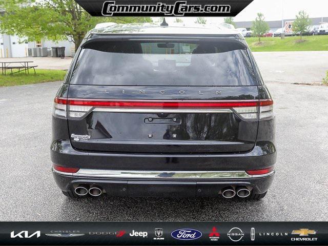 used 2023 Lincoln Aviator car, priced at $60,000
