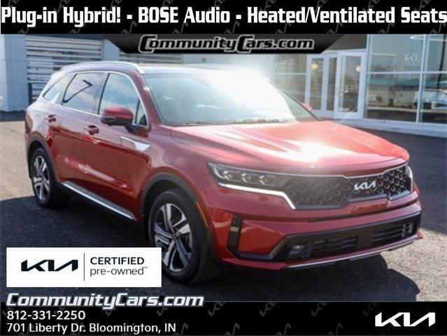 used 2023 Kia Sorento Plug-In Hybrid car, priced at $41,800