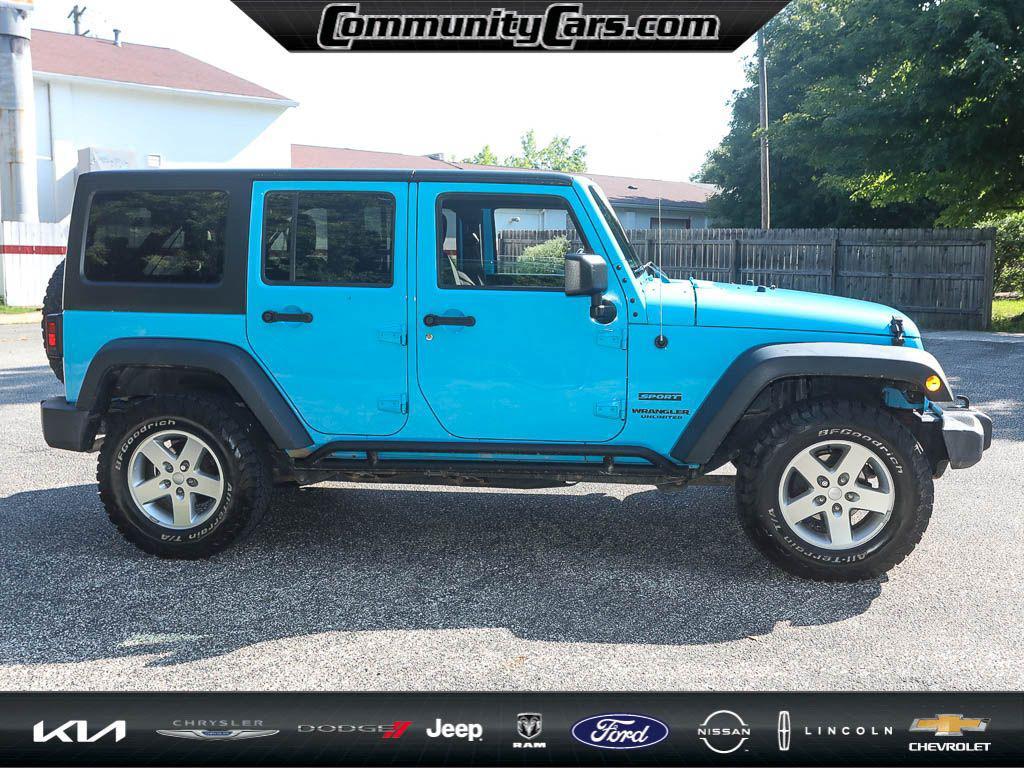 used 2017 Jeep Wrangler Unlimited car, priced at $21,000