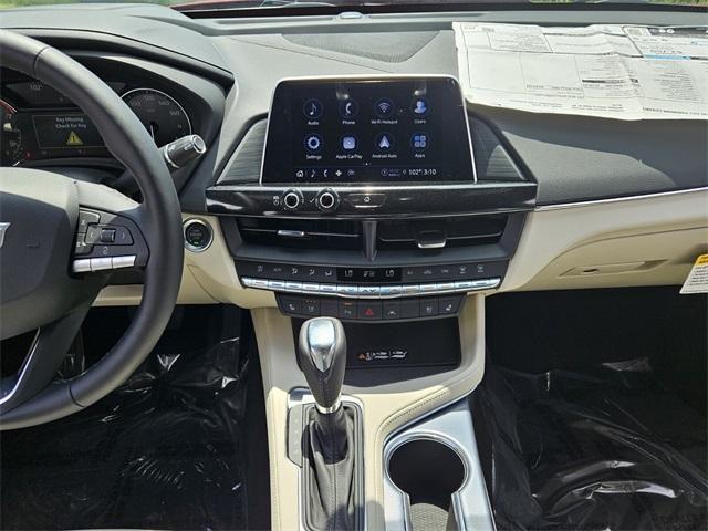 new 2025 Cadillac CT4 car, priced at $42,815