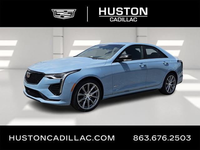 new 2025 Cadillac CT4-V car, priced at $53,759