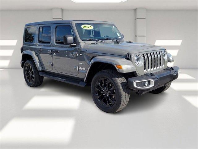 used 2021 Jeep Wrangler Unlimited 4xe car, priced at $33,993