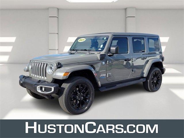 used 2021 Jeep Wrangler Unlimited 4xe car, priced at $33,993