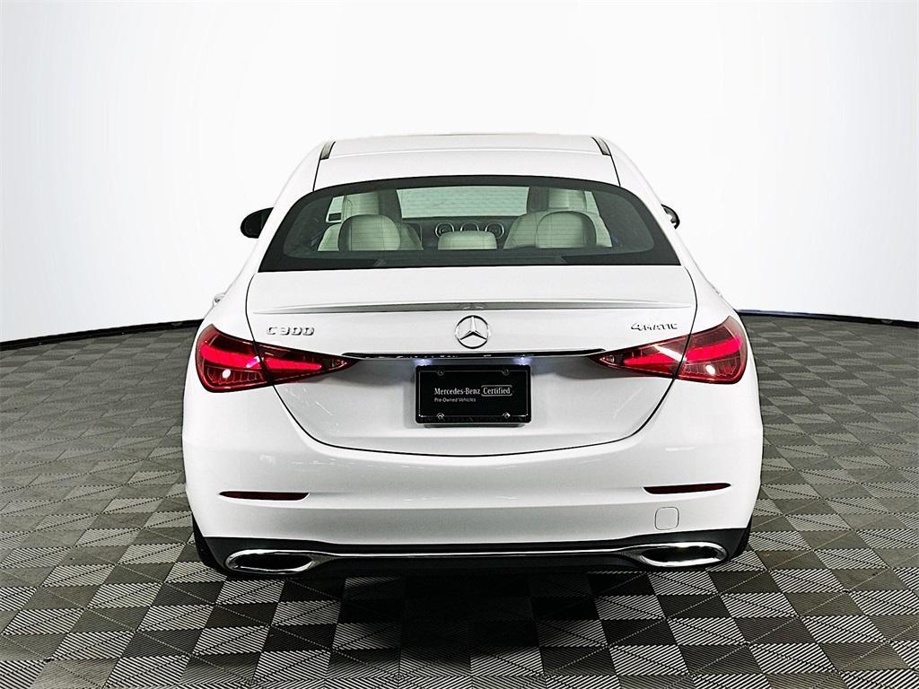 used 2022 Mercedes-Benz C-Class car, priced at $37,500