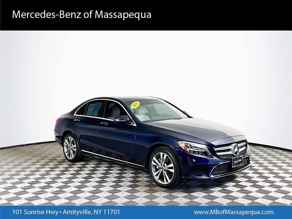 used 2021 Mercedes-Benz C-Class car, priced at $29,000