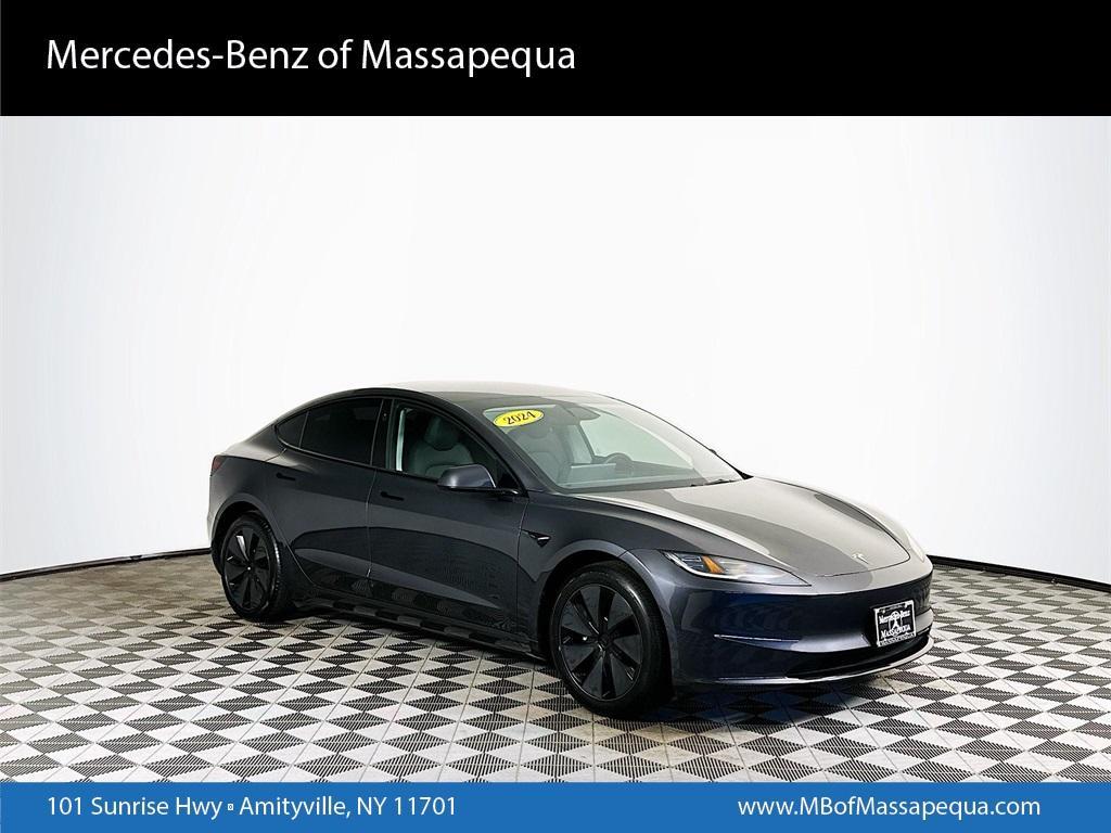 used 2024 Tesla Model 3 car, priced at $28,000