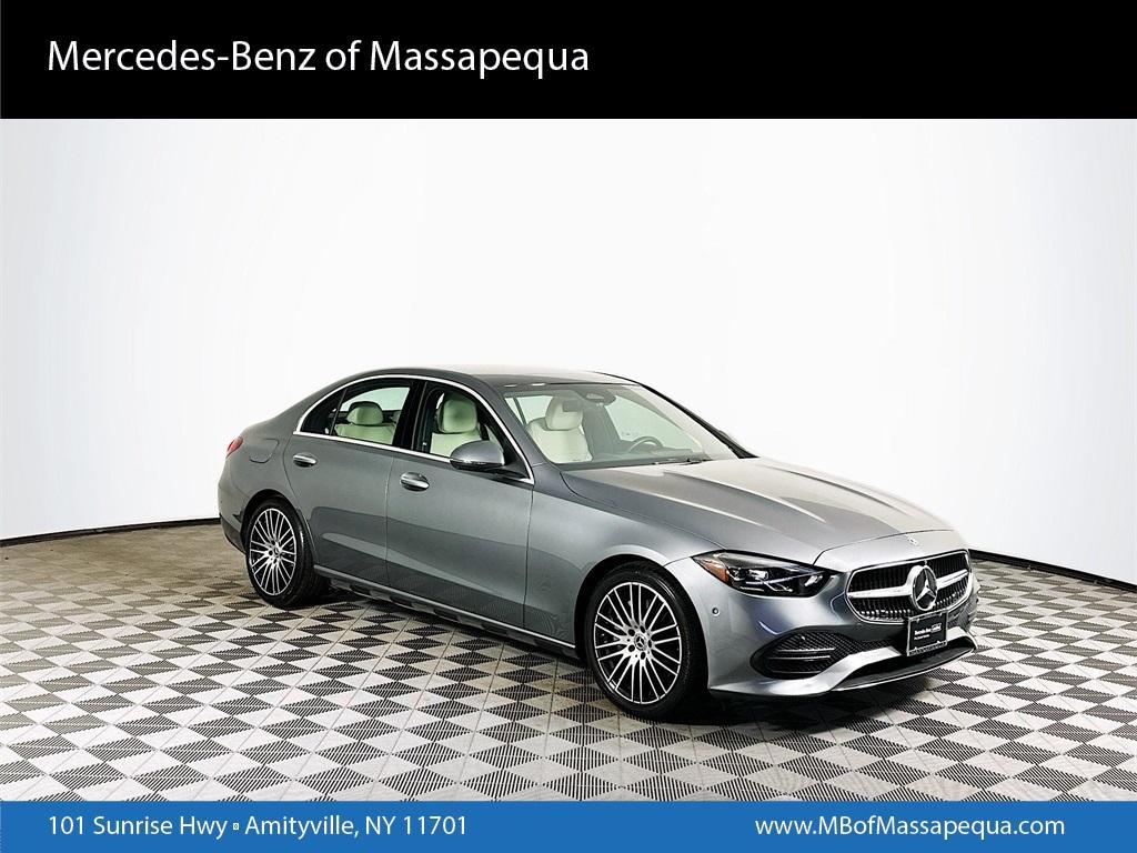 used 2022 Mercedes-Benz C-Class car, priced at $34,000