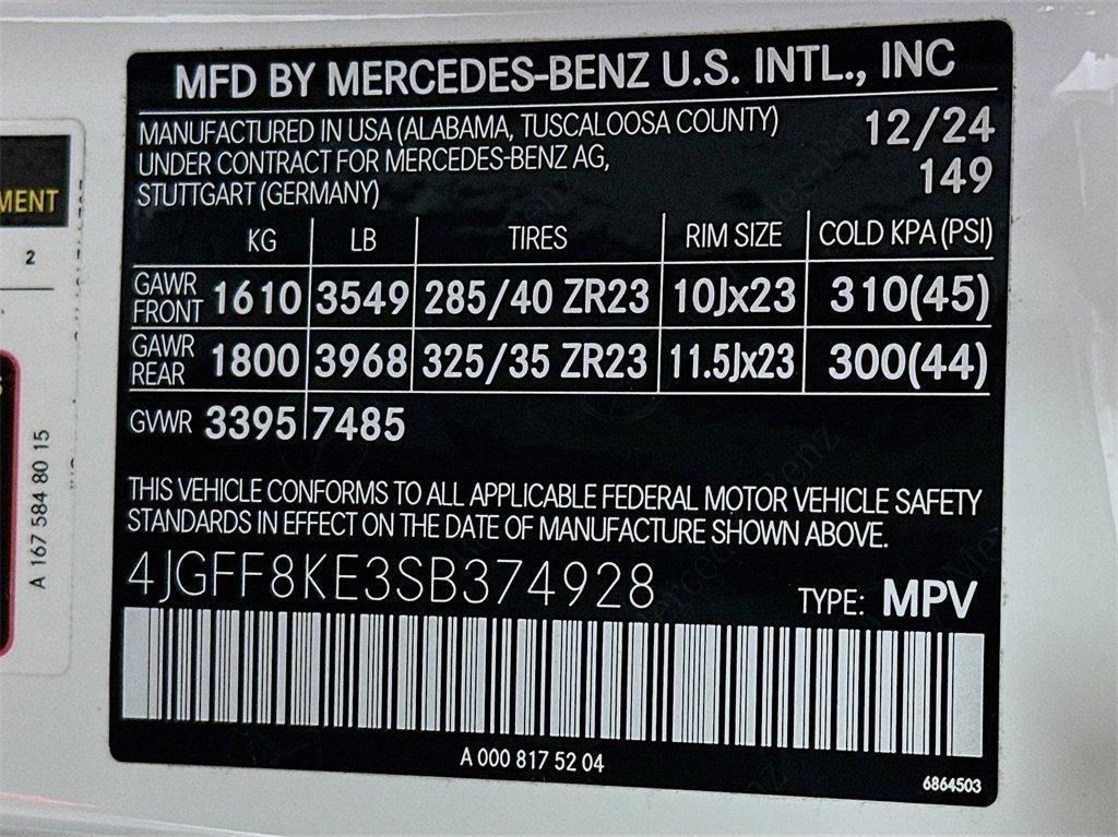 new 2025 Mercedes-Benz AMG GLS 63 car, priced at $161,165