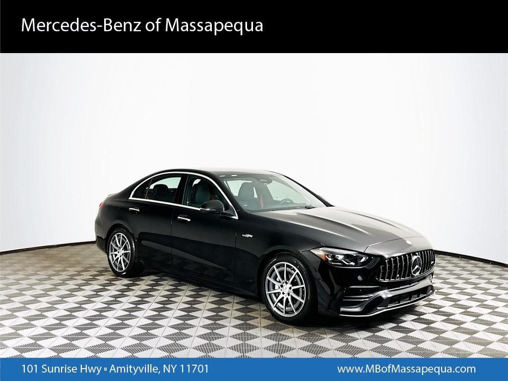 new 2025 Mercedes-Benz AMG C 43 car, priced at $64,650