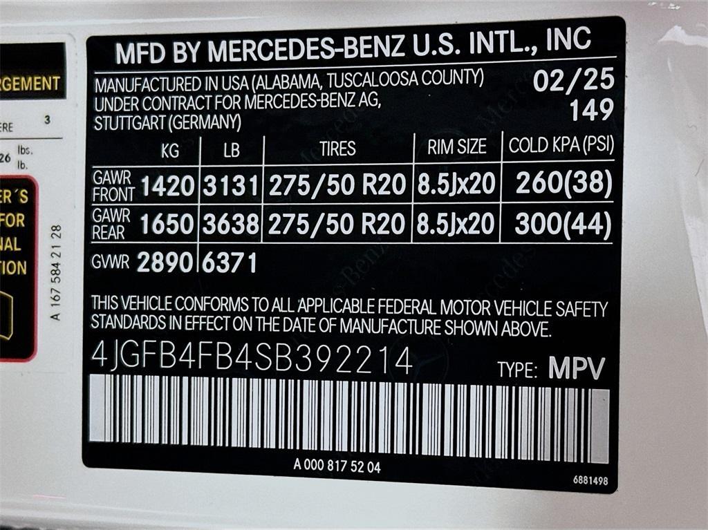 new 2025 Mercedes-Benz GLE 350 car, priced at $70,315