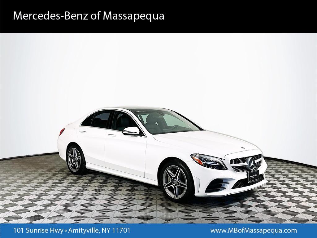 used 2019 Mercedes-Benz C-Class car, priced at $27,500