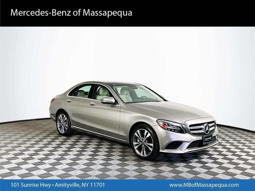 used 2021 Mercedes-Benz C-Class car, priced at $28,000