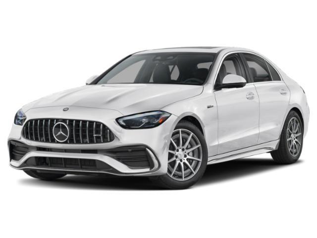new 2025 Mercedes-Benz AMG C 43 car, priced at $77,195