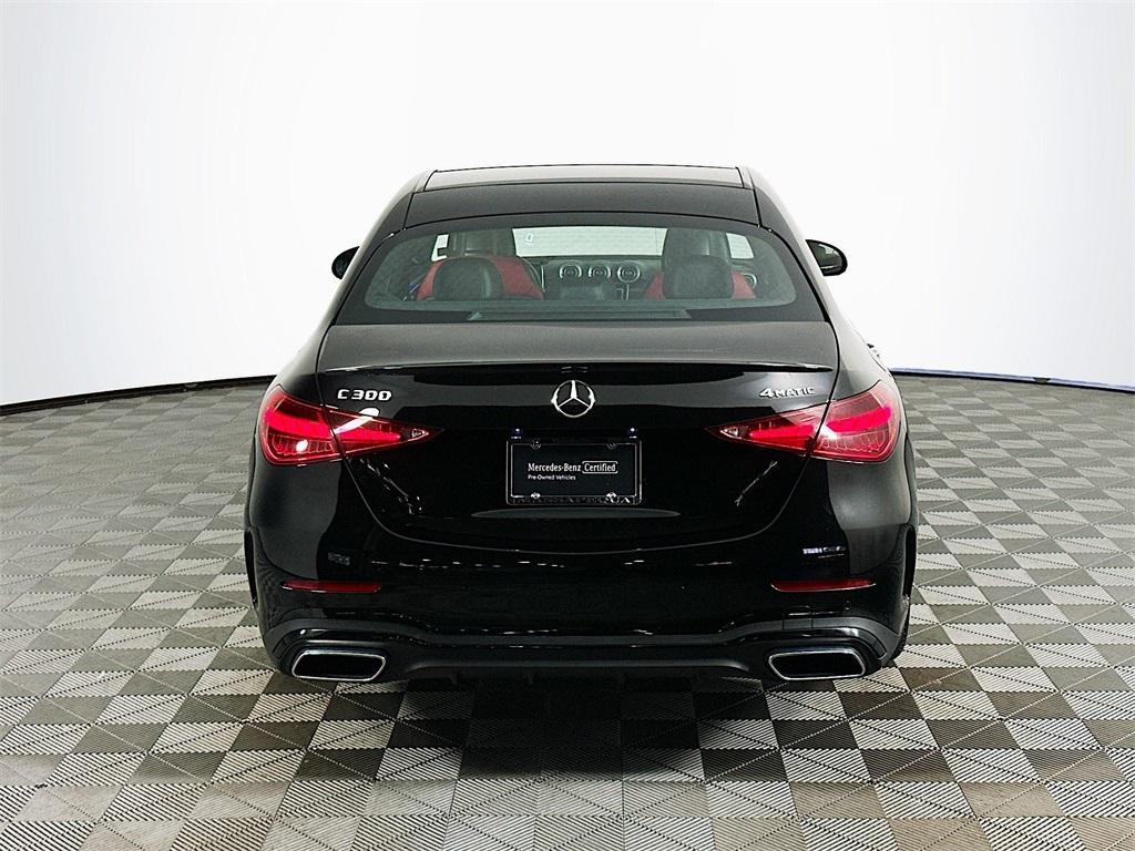 used 2022 Mercedes-Benz C-Class car, priced at $36,000