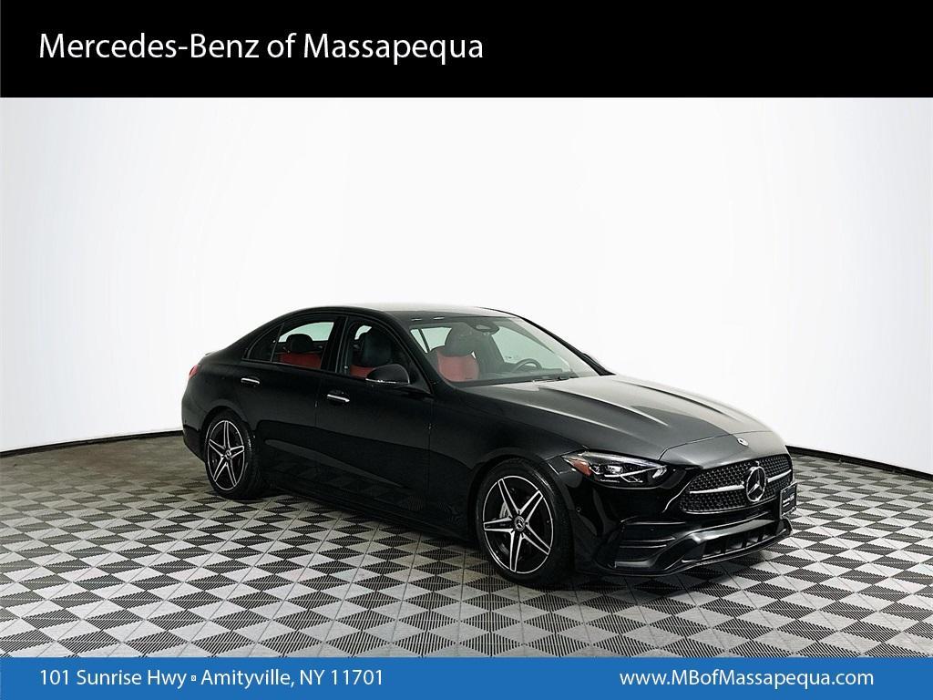 used 2022 Mercedes-Benz C-Class car, priced at $36,000
