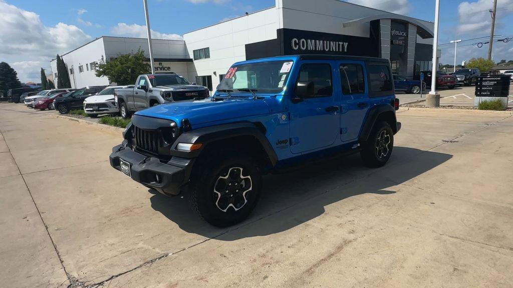 used 2021 Jeep Wrangler Unlimited car, priced at $32,540